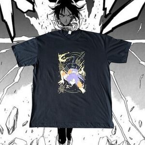Bleach T-Shirt Men's Size Large Yoruichi Shihouin Black Short Sleeve